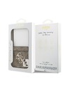 Guess Guess PU 4G Metal Logo Hátlap Samsung Galaxy Z Flip 7 Brown