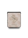 Guess Guess PU 4G Metal Logo Hátlap Samsung Galaxy Z Flip 7 Pink