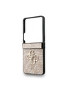 Guess Guess PU 4G Metal Logo Hátlap Samsung Galaxy Z Flip 7 Pink