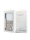 Guess Guess PU 4G Metal Logo Hátlap Samsung Galaxy Z Flip 7 Pink
