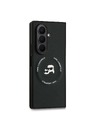 Karl Lagerfeld Karl Lagerfeld PU Karl and Choupette Heads Magnetic Hátlap Samsung Galaxy Z Fold 7 Black