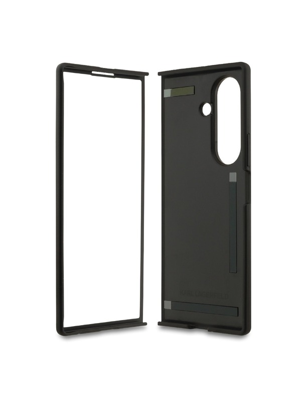 Karl Lagerfeld Karl Lagerfeld PU Karl and Choupette Heads Magnetic Hátlap Samsung Galaxy Z Fold 7 Black