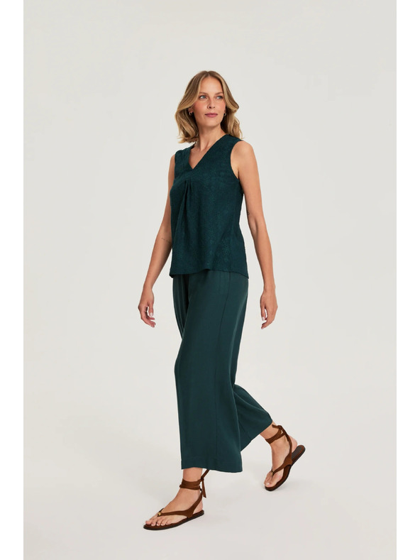 Moodo Culottes nadrág zöld Moodo