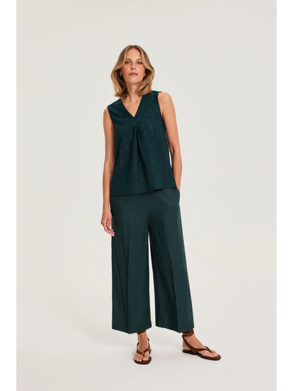 Moodo Culottes nadrág zöld Moodo