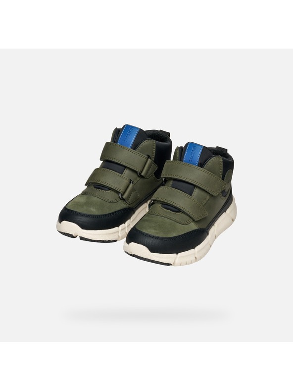 Geox Khaki fiú bakancs Geox Flexyper