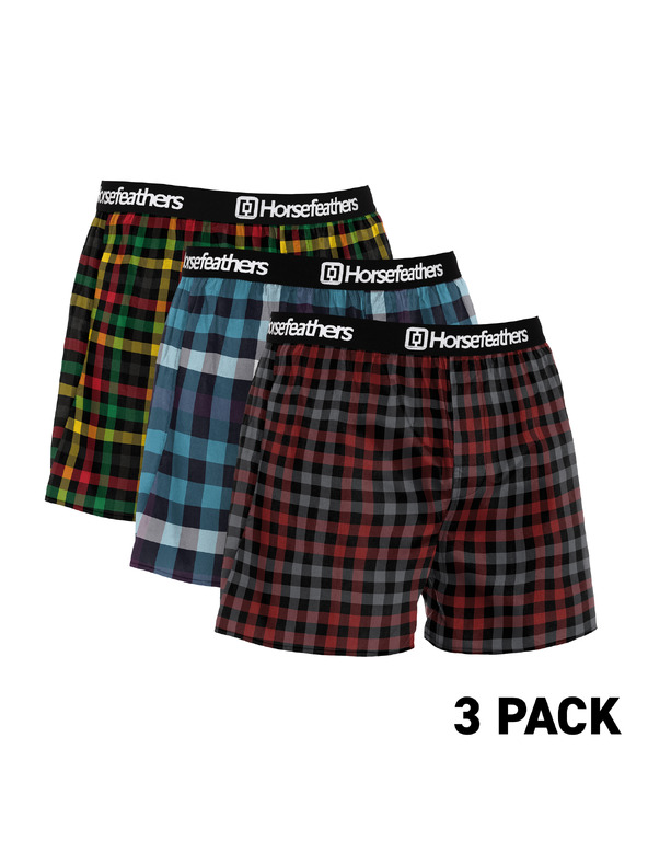 Horsefeathers Boxeralsó Clay 3Pack - bundle 1