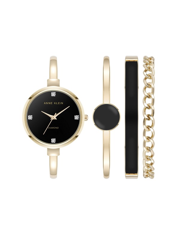 Anne Klein Női ajándékcsomag óra és karkötő Anne Klein AK/5142BKST