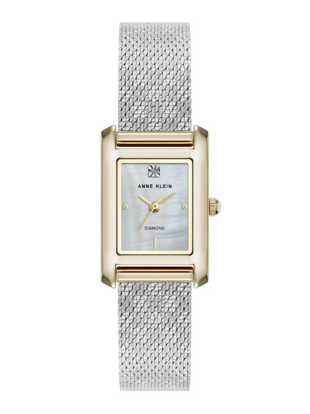 Anne Klein Négyzet alakú női óra Anne Klein mesh AK/5233MPTT