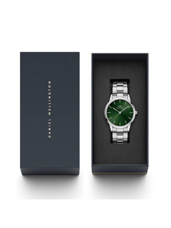 Daniel Wellington Ezüst férfi óra Daniel Wellington Iconic Emerald