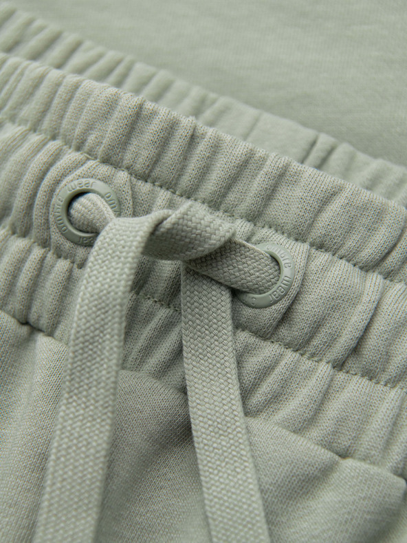Ombre Clothing Két férfi tornanadrág szett frottír kötésből regular fit - fekete/világoszöld V1 Z125 Ombre Clothing