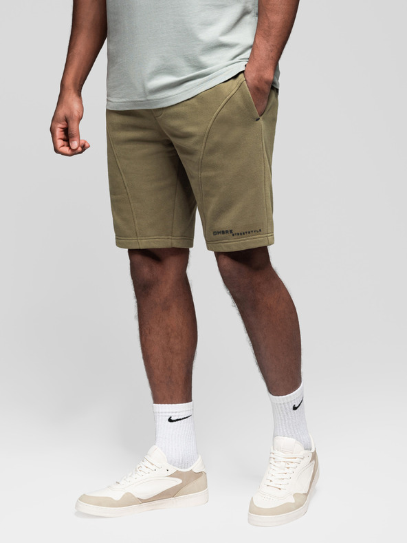 Ombre Clothing Két férfi tornanadrág szett nyomattal - világoskék/türkiz V1 Z127 Ombre Clothing
