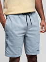 Ombre Clothing Két férfi tornanadrág szett nyomattal - világoskék/szürke V2 Z127 Ombre Clothing