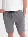 Ombre Clothing Két férfi tornanadrág szett nyomattal - világoskék/szürke V2 Z127 Ombre Clothing