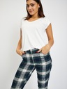 GAP Kockás nadrág skinny bi-stretch GAP