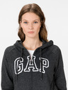 GAP Gap cipzáras pulóver logóval GAP