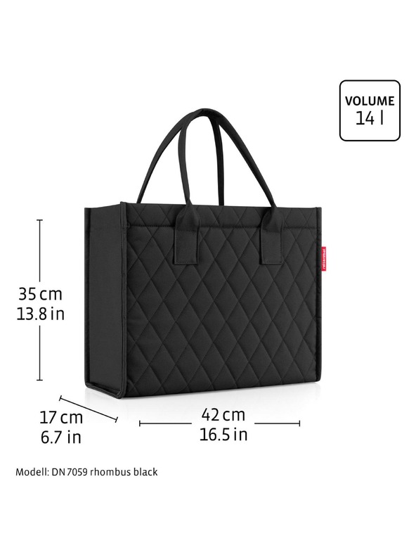 Reisenthel Reisenthel Daily Shopper Rhombus Black táska