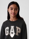 GAP Gyerek pulóver logóval és fleece béléssel GAP