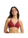 DIM DIM SWIMWEAR SHELL TRIANGLE BRA - Női fürdőruha - sötét vörös