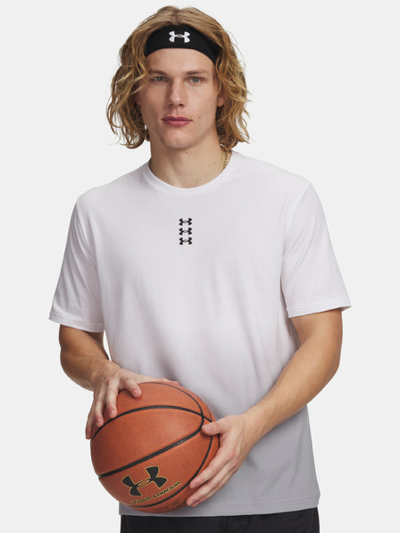 Under Armour Férfi póló Under Armour UA M HOOPS TRIPLE LOGO SS