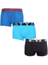 Styx Szett három - gyerek boxeralsó Styx sport gumi többszínű