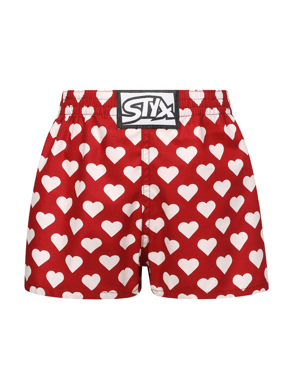 Styx Gyerek boxer rövidnadrág Styx art klasszikus gumi szívecskék