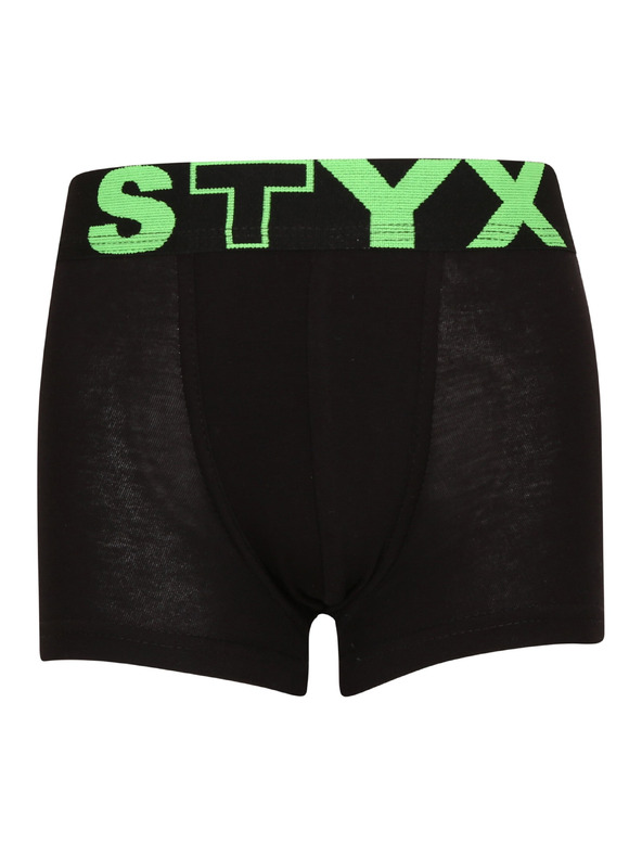 Styx Szett három - gyerek boxeralsó Styx sport gumi fekete
