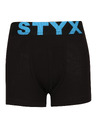 Styx Szett három - gyerek boxeralsó Styx sport gumi fekete