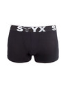 Styx Szett három - gyerek boxeralsó Styx sport gumi fekete