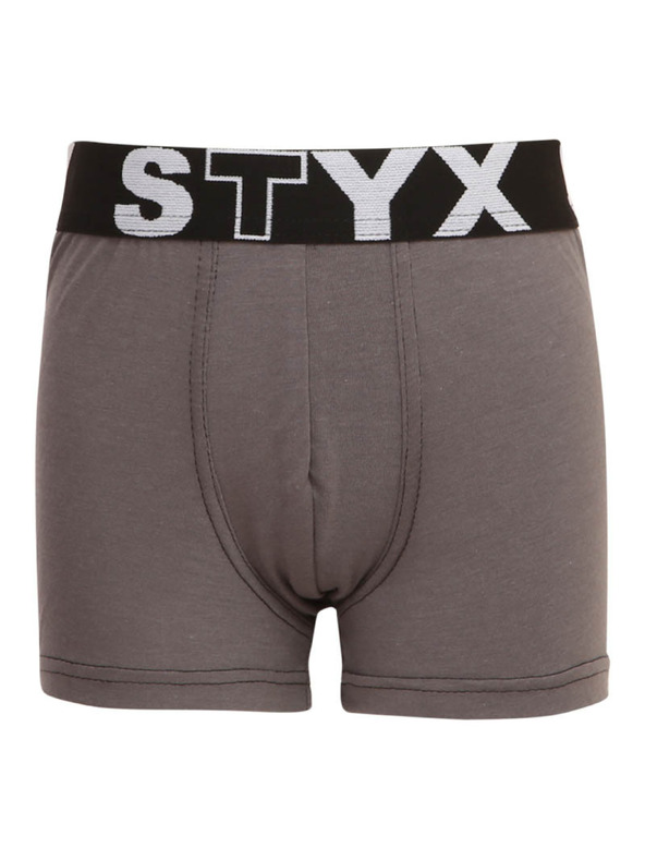 Styx Gyerek boxeralsó Styx sport gumi sötét szürke