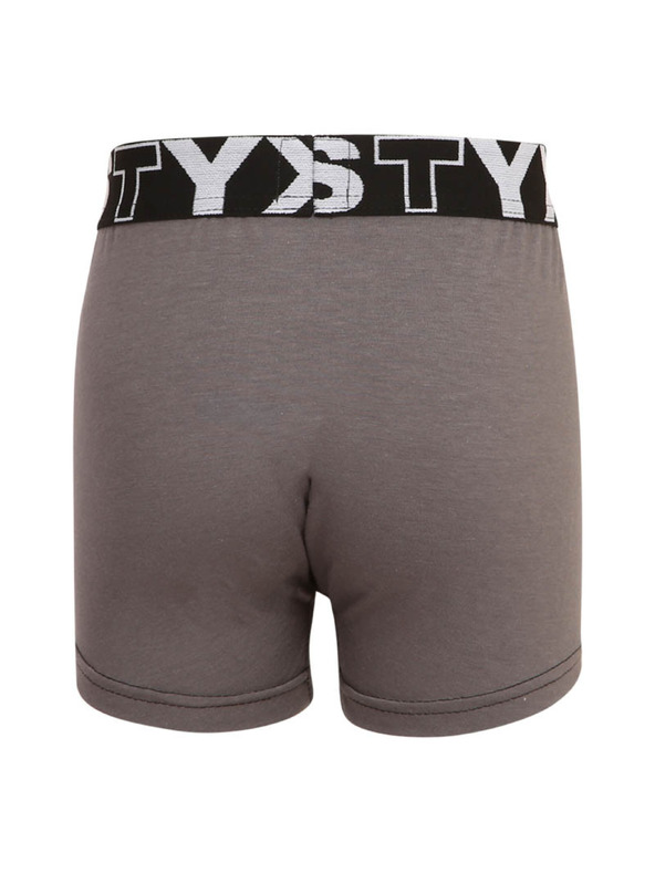 Styx Gyerek boxeralsó Styx sport gumi sötét szürke