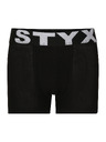 Styx Szett három - gyerek boxeralsó Styx sport gumi fekete