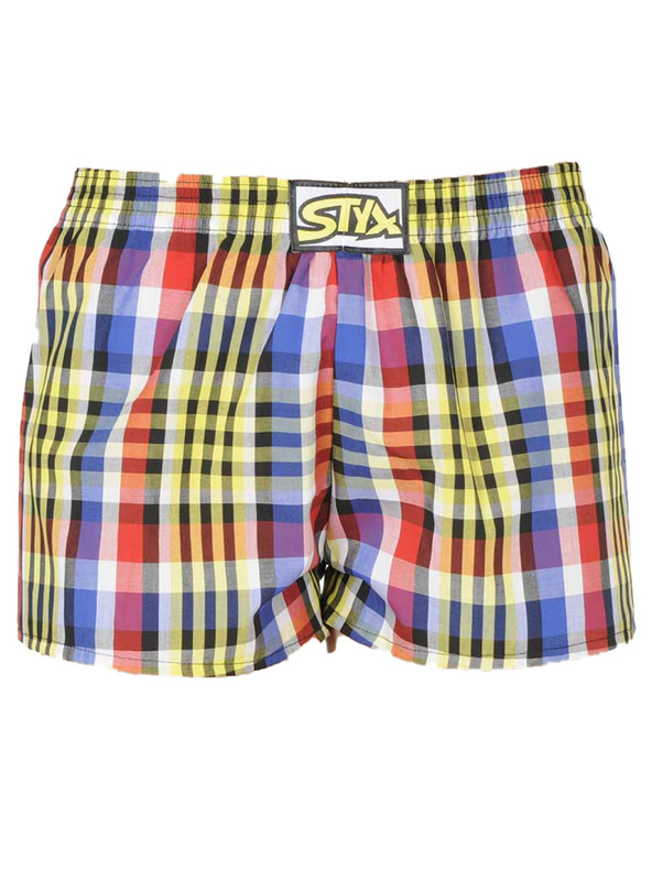 Styx Gyerek boxer rövidnadrág Styx klasszikus gumi többszínű