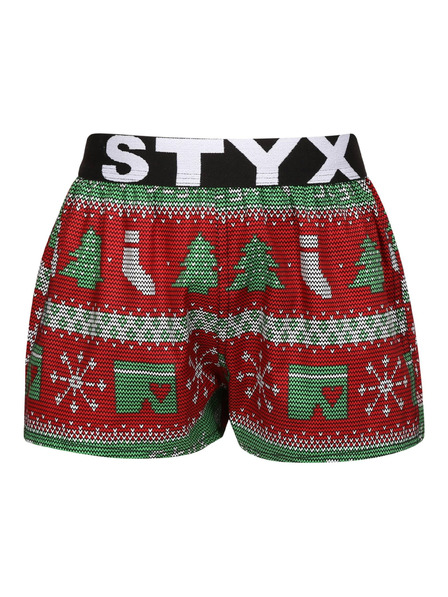 Styx Gyerek boxer rövidnadrág Styx art sport gumi Karácsony kötött