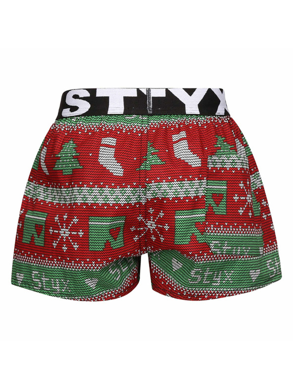 Styx Gyerek boxer rövidnadrág Styx art sport gumi Karácsony kötött