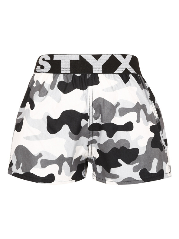 Styx Gyerek boxer rövidnadrág Styx art sport gumi terepszín