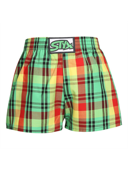 Styx Gyerek boxer rövidnadrág Styx klasszikus gumi többszínű