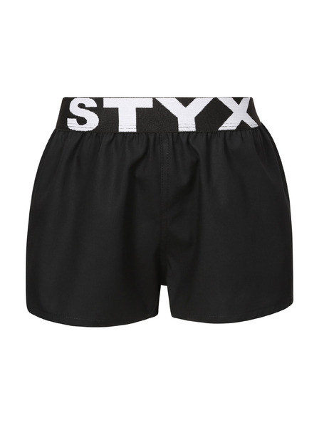 Styx Gyerek boxer rövidnadrág Styx sport gumi fekete
