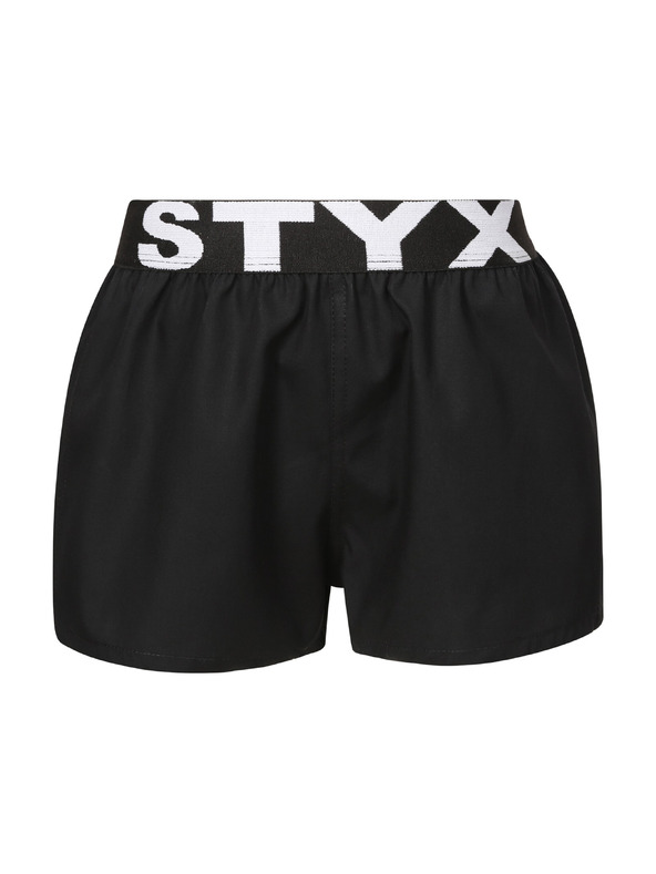 Styx Gyerek boxer rövidnadrág Styx sport gumi fekete