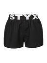 Styx Gyerek boxer rövidnadrág Styx sport gumi fekete