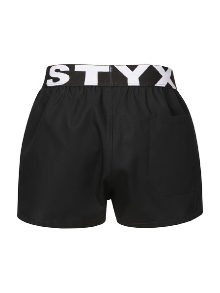 Styx Gyerek boxer rövidnadrág Styx sport gumi fekete