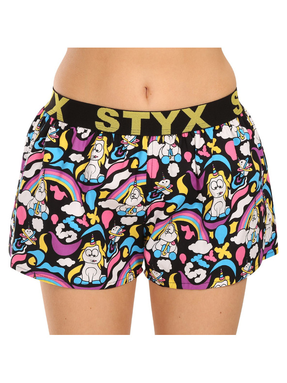 Styx Ötös szett - női alsónadrág Styx art sportgumi többszínű