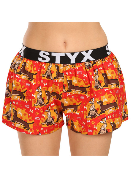 Styx Hármas szett - női alsónadrág Styx art sportgumi többszínű