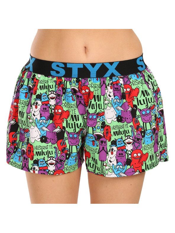 Styx Női boxeralsó Styx art sportgumírózás szörnyek