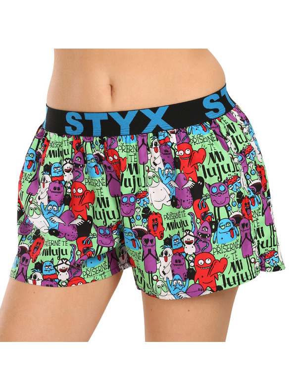 Styx Női boxeralsó Styx art sportgumírózás szörnyek