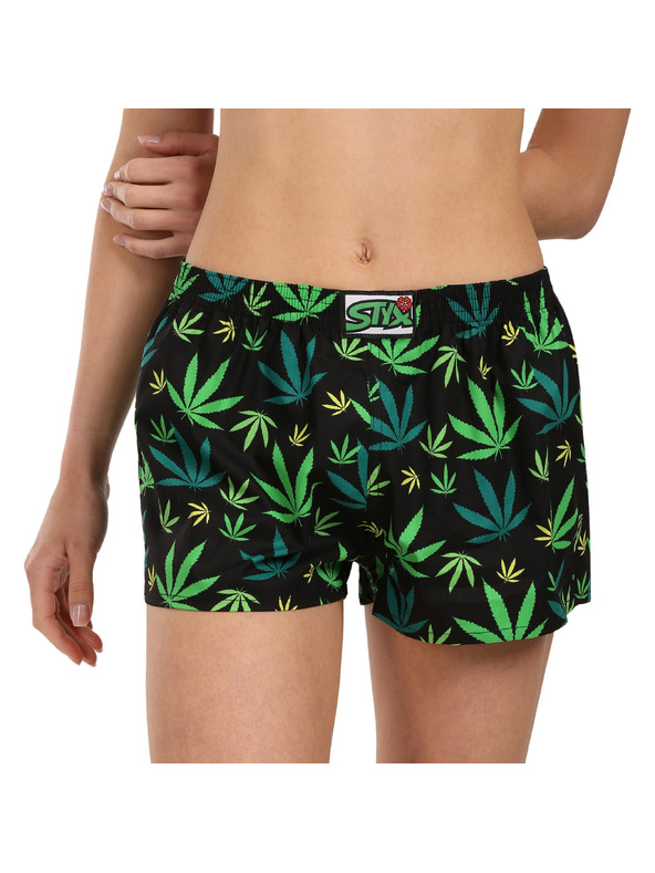 Styx Női boxeralsó Styx art klasszikus gumírózás fű