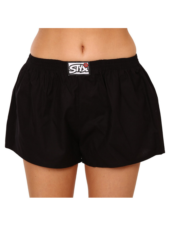 Styx Női boxeralsó Styx klasszikus gumírózás fekete