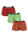 Styx Hármas készlet - Női boxeralsó Styx sportgumírózás multicolor
