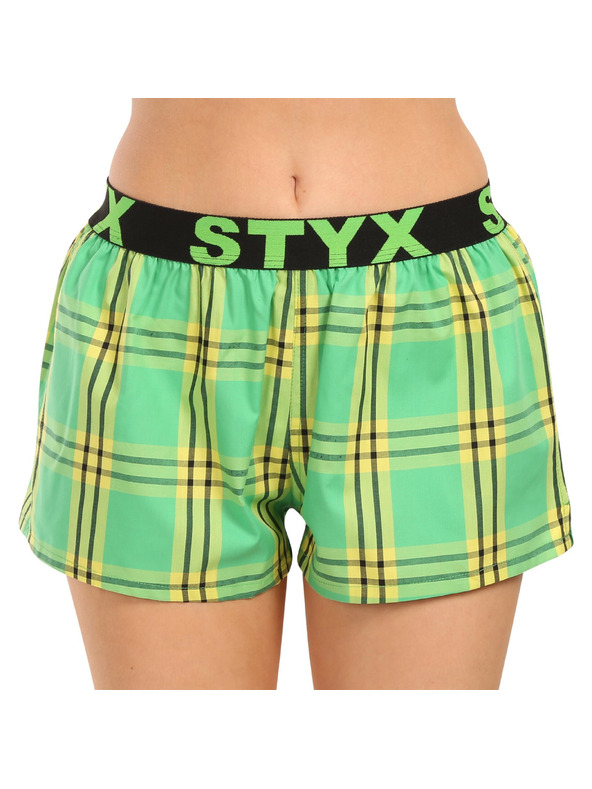 Styx Hármas készlet - Női boxeralsó Styx sportgumírózás multicolor