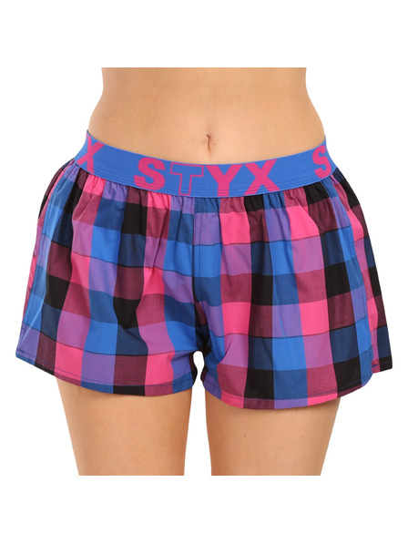 Styx Hármas készlet - Női boxeralsó Styx sportgumírózás multicolor