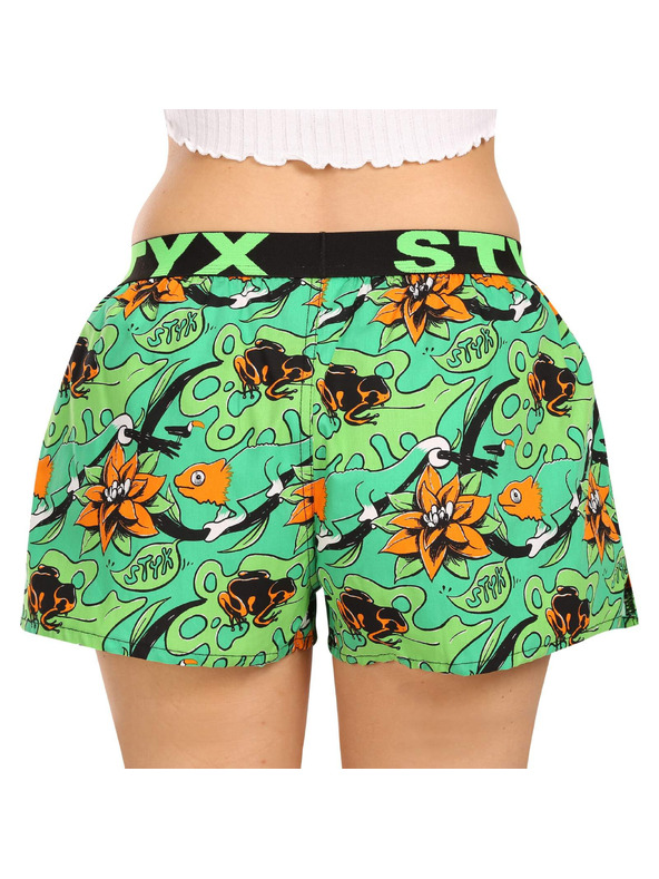 Styx Hármas szett - női alsónadrág Styx art sportgumi többszínű